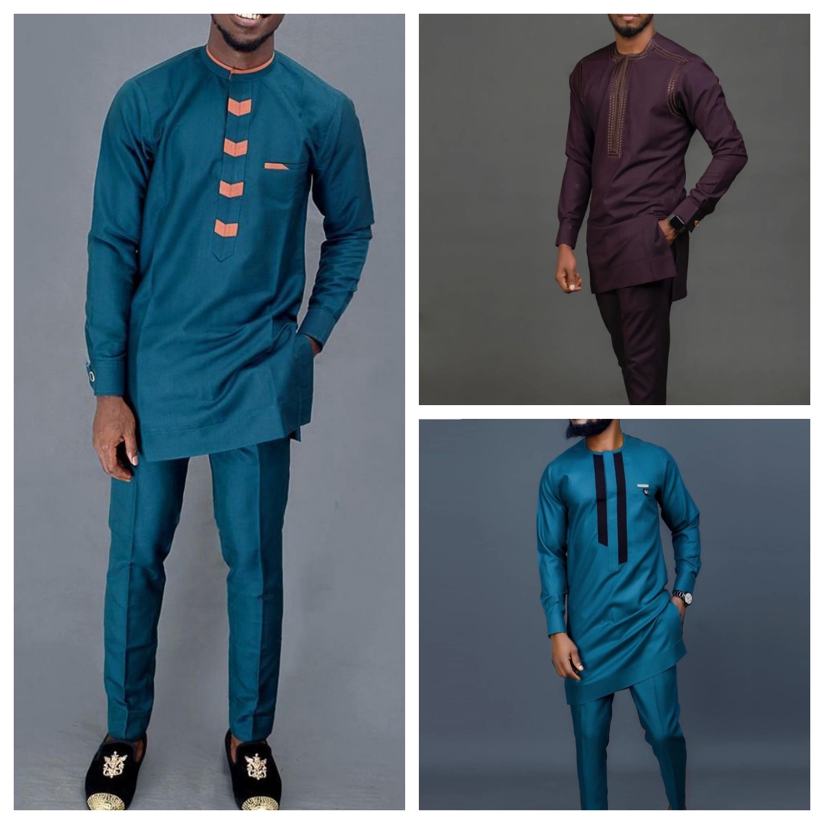 Dashiki Shirt Men - Nuovo 2Pc di lusso africano tradizionale