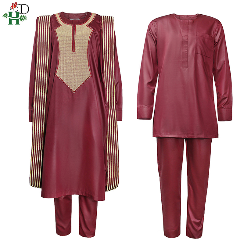 H&D Abito africano Agbada per  - Dashiki Shirt Men recensione e prezzo