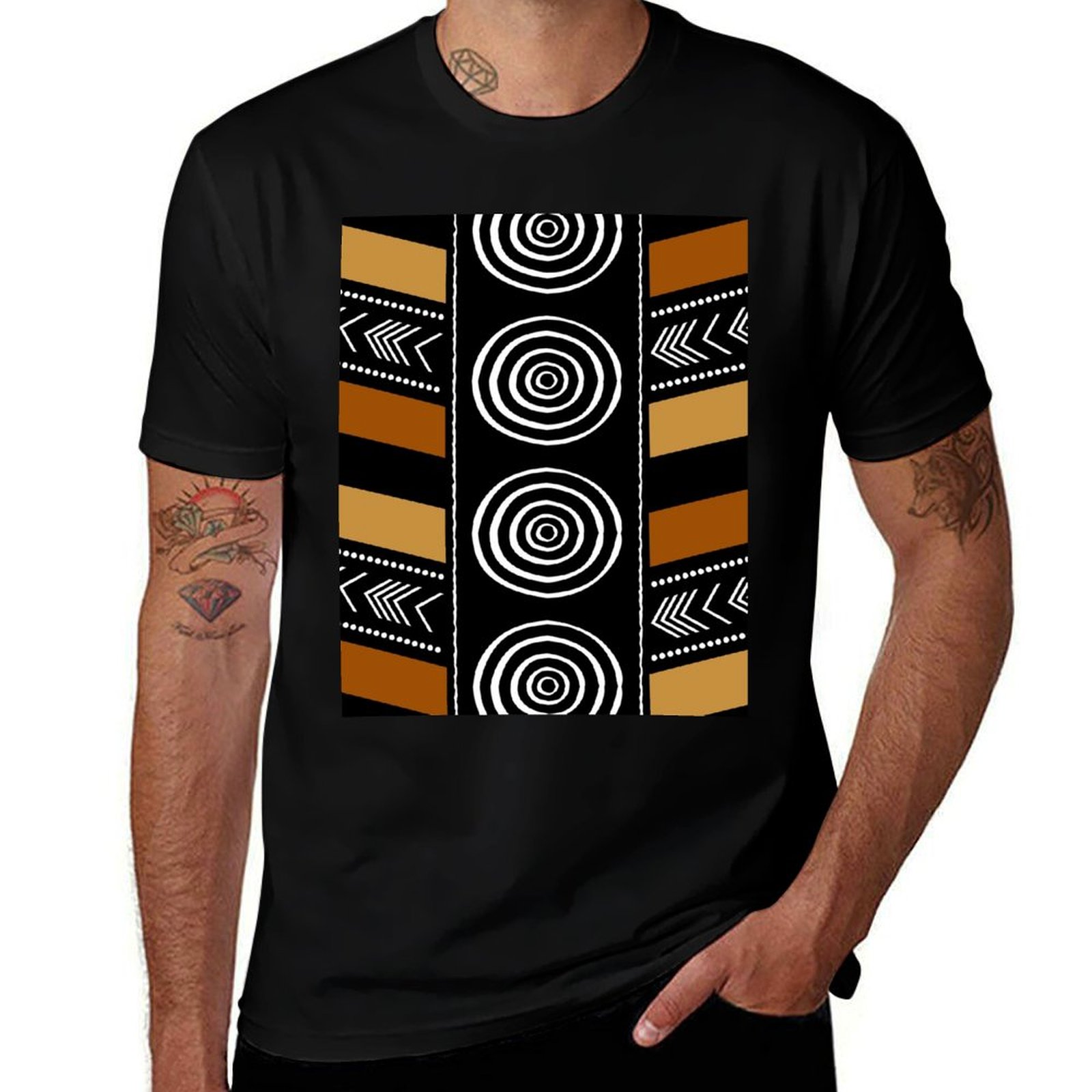T-shirt con stampa artistica A - Mudcloth Print Top recensione e prezzo