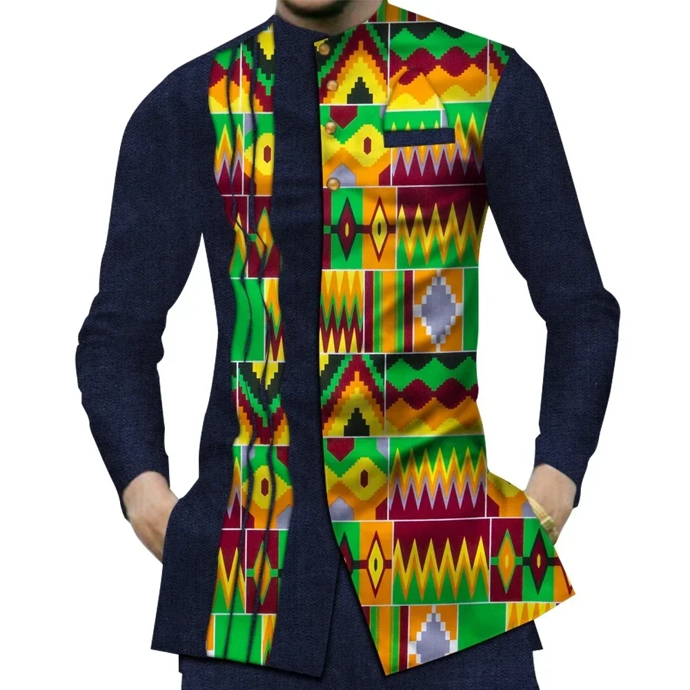 Casual 100% cotone Uomo Abbigl - Dashiki Shirt Men recensione e prezzo