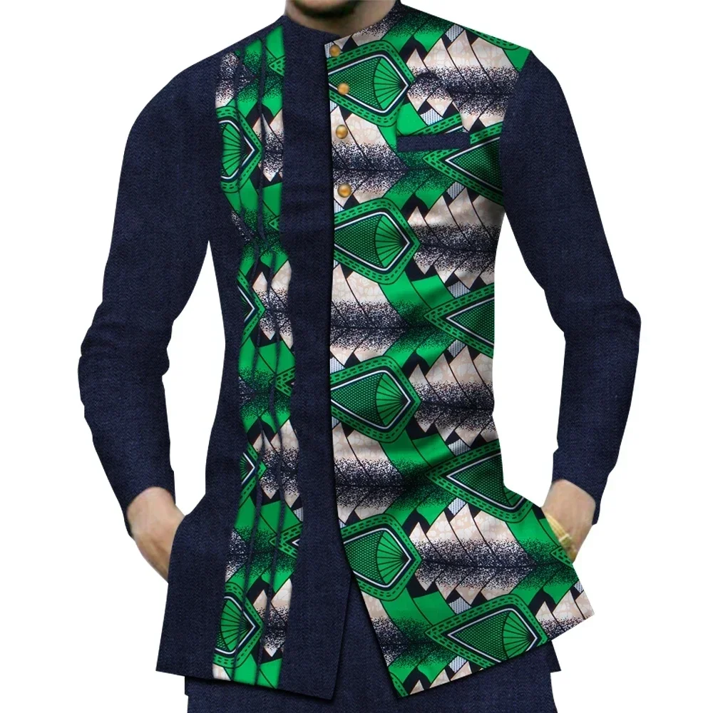 Casual 100% cotone Uomo Abbigl - Dashiki Shirt Men recensione e prezzo