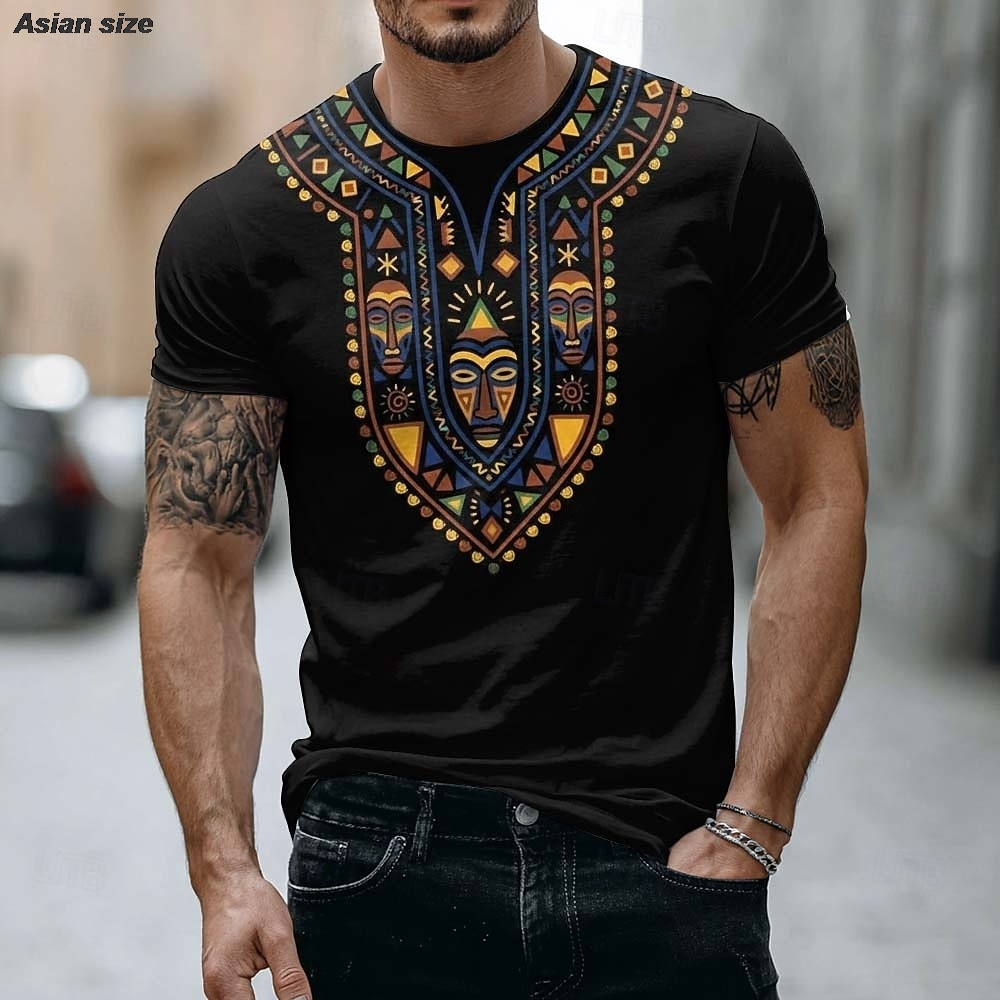 T-shirt da uomo 2026 con stamp - Dashiki Shirt Men recensione e prezzo