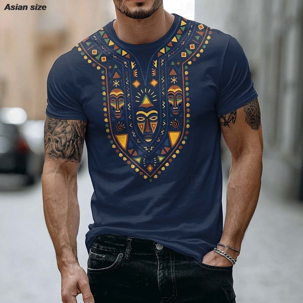 T-shirt da uomo 2026 con stamp - Dashiki Shirt Men recensione e prezzo