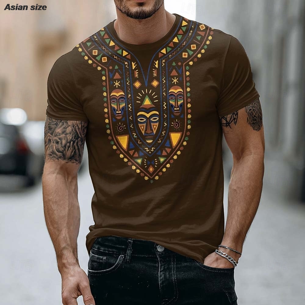T-shirt da uomo 2026 con stamp - Dashiki Shirt Men recensione e prezzo
