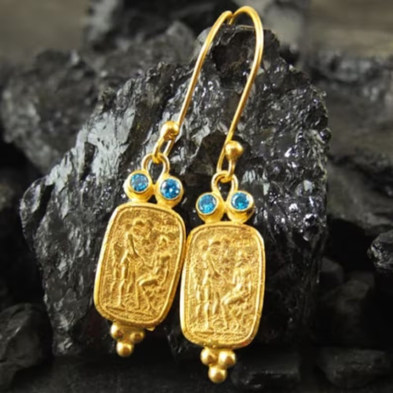 Orecchini Pendenti Vintage con - Ethnic Fashion Wear For Women recensione e prezzo