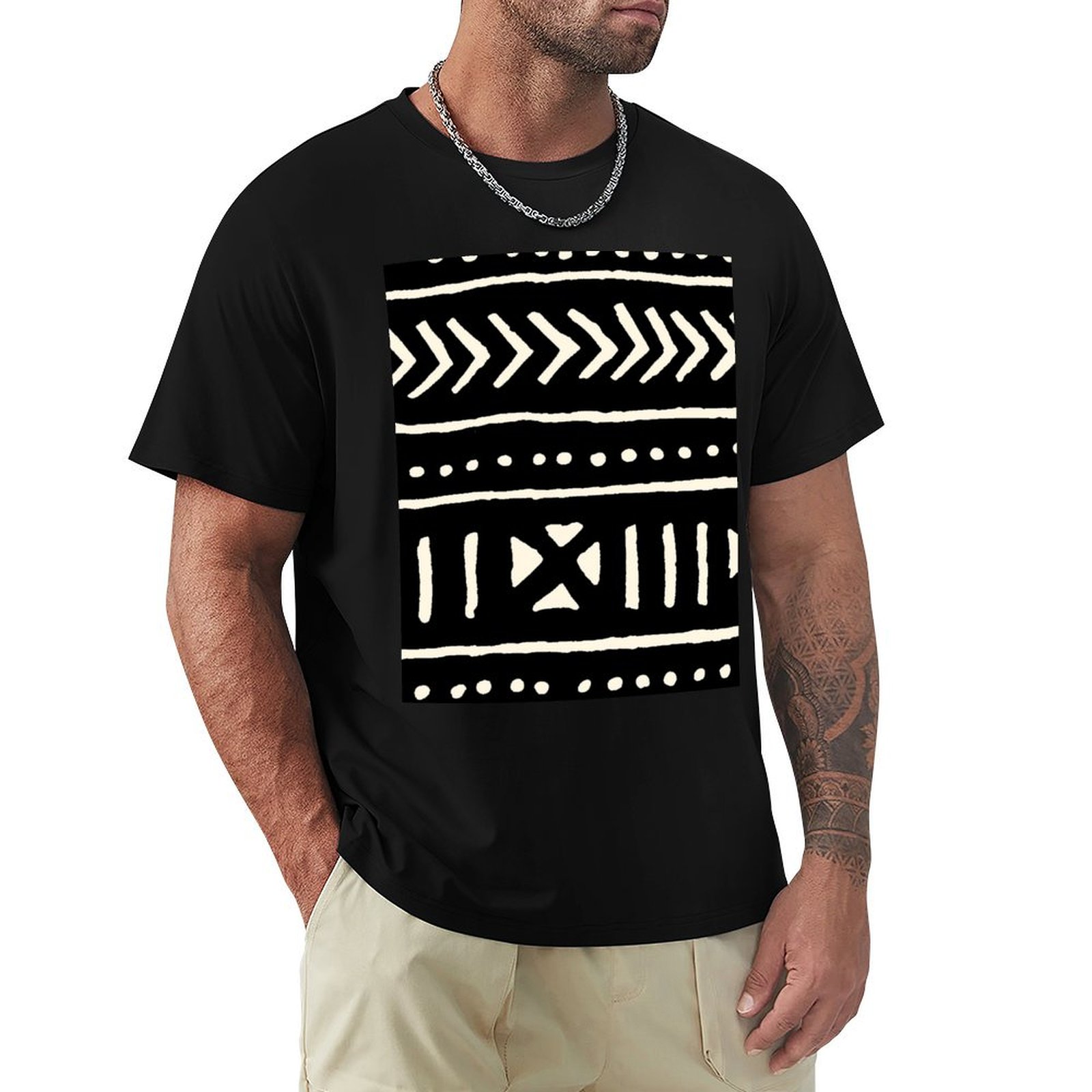 T-shirt in tessuto africano ne - Mudcloth Print Top recensione e prezzo