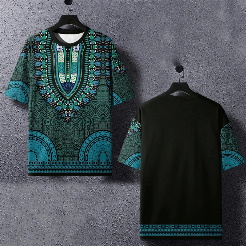 Summer Harajuku 3D stampato et - Dashiki Shirt Men recensione e prezzo