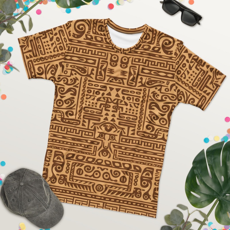 T-shirt da uomo con motivo tri - Mudcloth Print Top recensione e prezzo