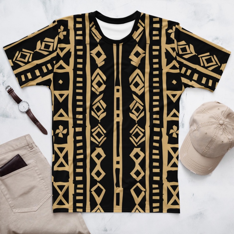 T-shirt da uomo con motivo tri - Mudcloth Print Top recensione e prezzo